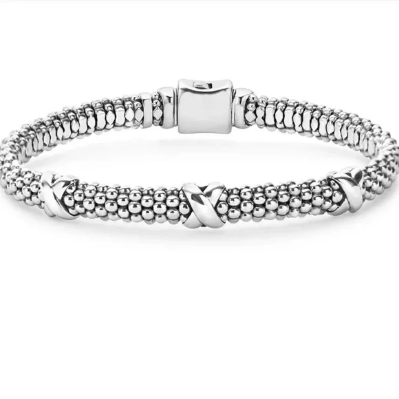 Lagos Three Station X Caviar Bracelet
6mm Size Medium - Picture 2 of 12